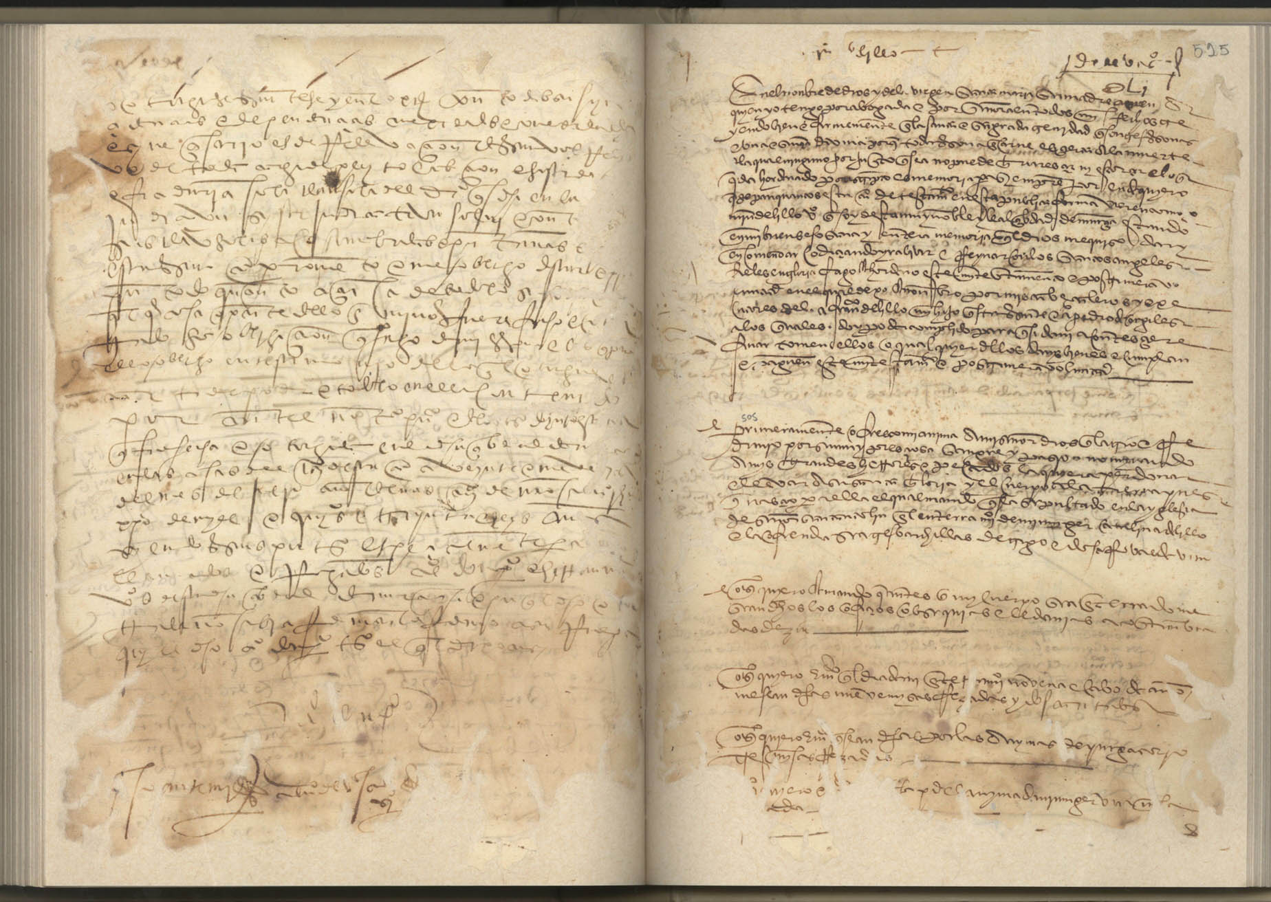 Registro de Alvaro de Bascuñana, Murcia de 1534-1536.